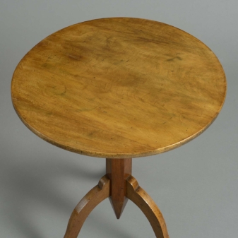 Unusual late 18th century provincial louis xvi period walnut occasional table