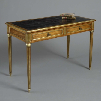 19th century mahogany writing table