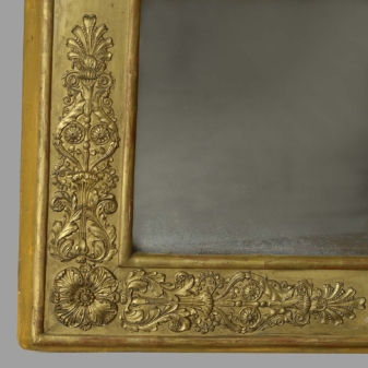 Empire overmantel mirror