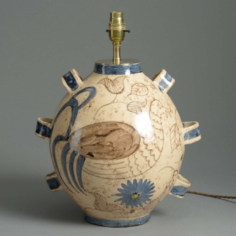 20th century maiolica jar lamp 3 20th century maiolica jar lamp