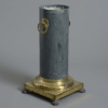 Unusual tole and brass column stick stand 2 Tole column stick and umbrella stand
