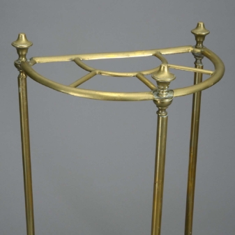 19th century victorian brass stick stand 2 Victorian brass stick stand