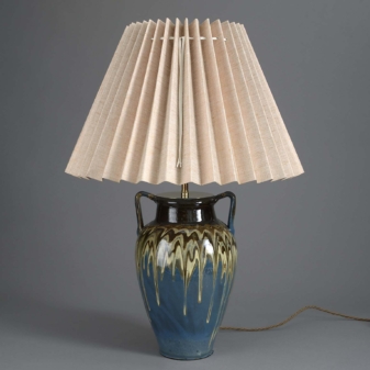 Home 6 Flambé pottery vase lamp