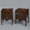 Pair of george iii bedside cabinets