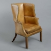 19th century george iii style wing armchair 1 Wing armchair
