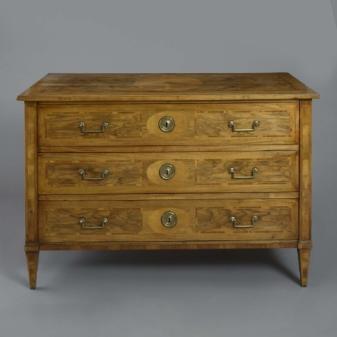 18th century louis xvi period walnut commode 5 Louis xvi commode