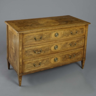 18th century louis xvi period walnut commode 4 18th century louis xvi period walnut commode