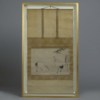 Japanese scrollwork picture