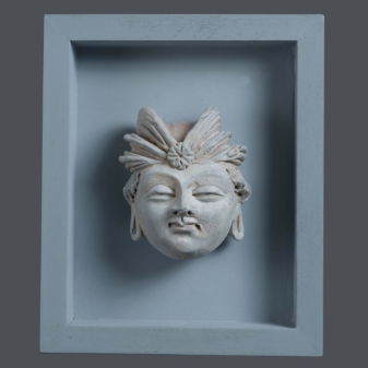 Gandharan terracotta head