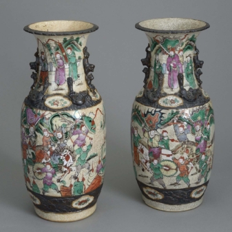 Pair of qing vases