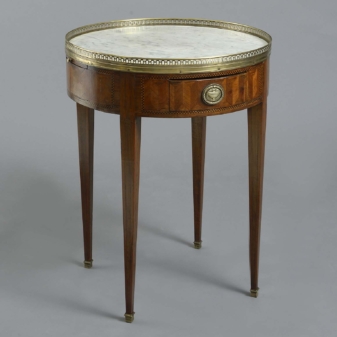 Louis xvi bouillotte table