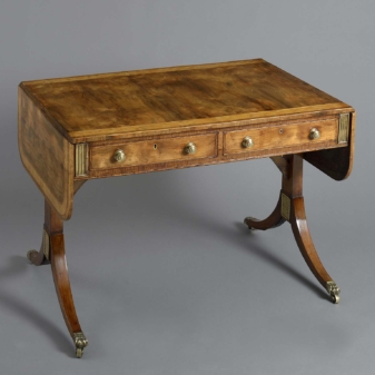 Late 18th century rosewood sofa table, attributed to john mclean (1770-1825) 6 Late 18th century rosewood sofa table, attributed to john mclean (1770-1825)