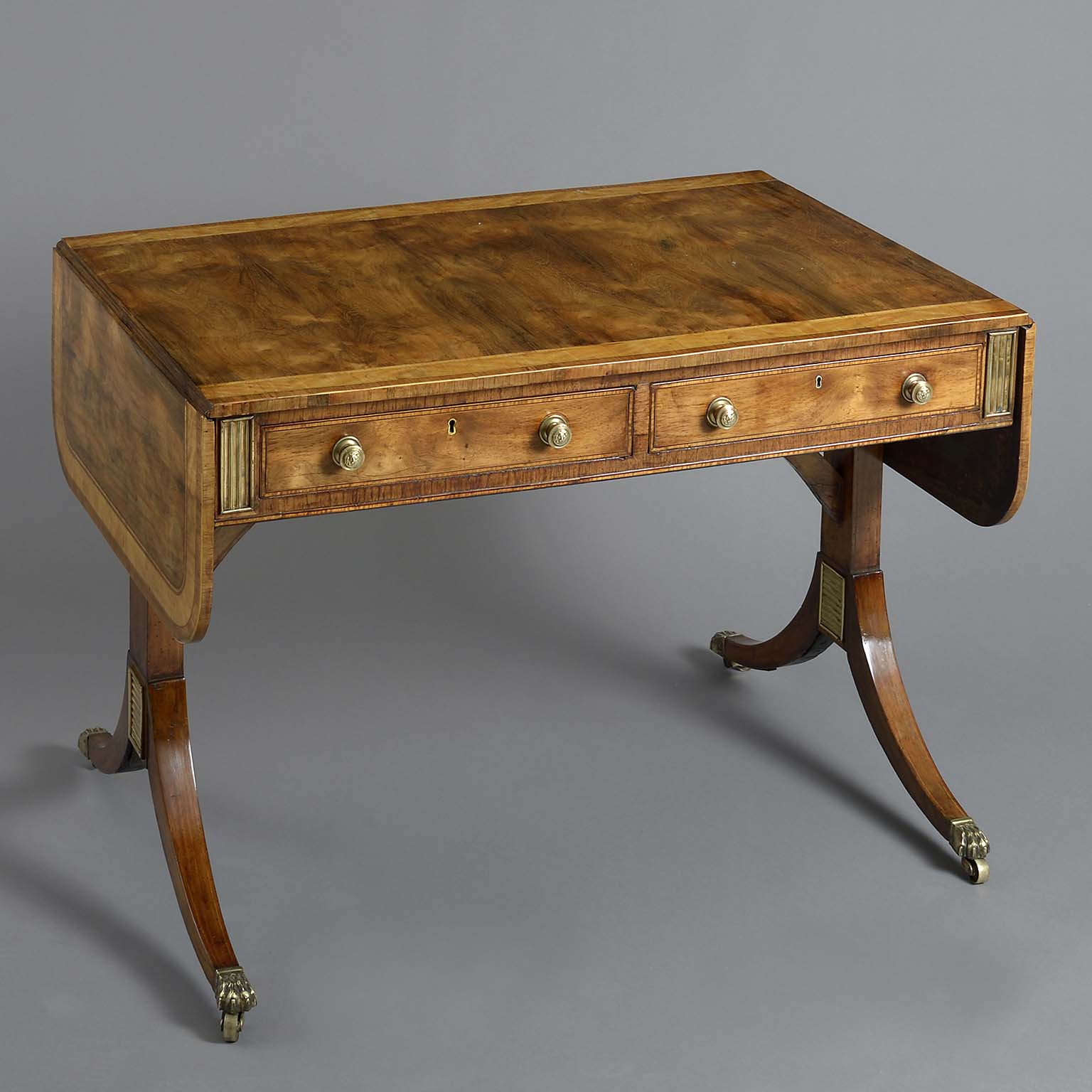 4029-12 Late 18th century rosewood sofa table, attributed to john mclean (1770-1825)