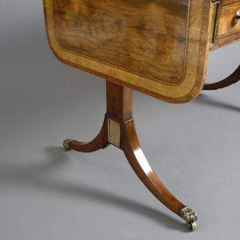 Late 18th century rosewood sofa table, attributed to john mclean (1770-1825) 3 Late 18th century rosewood sofa table, attributed to john mclean (1770-1825)