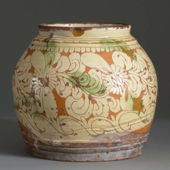 Chinese terracotta vase