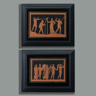 Pair of william hamilton prints