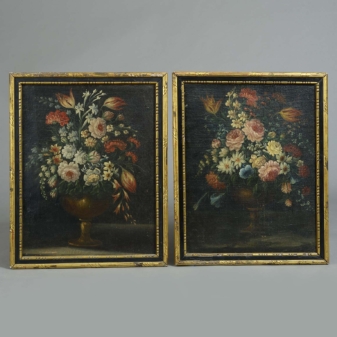 Pair of still life oils