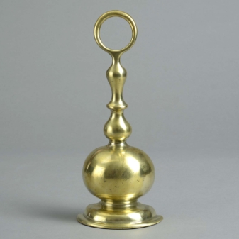 Antique victorian brass doorstop