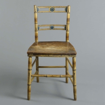 Antique regency bedroom chair