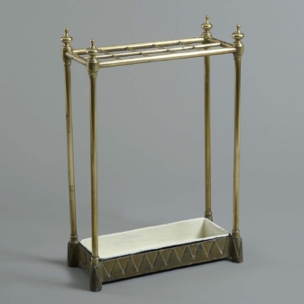 Antique brass stick stand