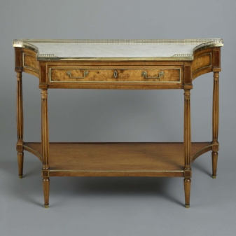 Louis xvi console desserte