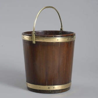 Antique irish peat bucket