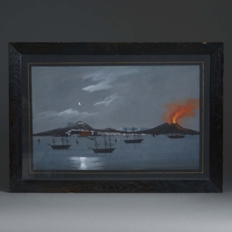 Pair of Neapolitan Gouaches