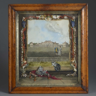 Regency decoupage picture