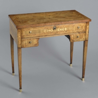 North italian marquetry desk