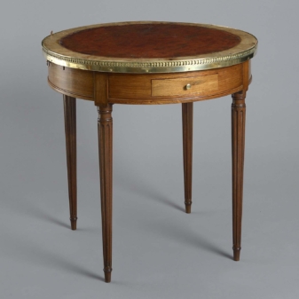Antique bouillotte table