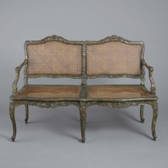 Regency period painted settee