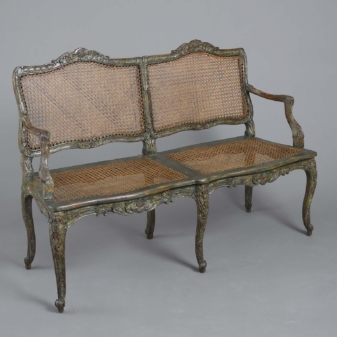 Regency period painted settee