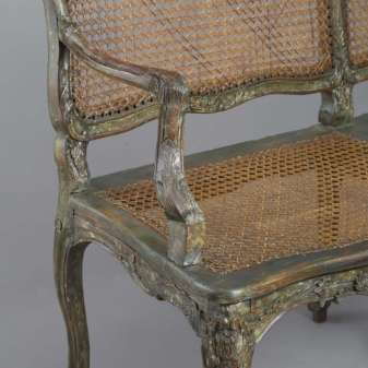 Early 18th century regence period settee