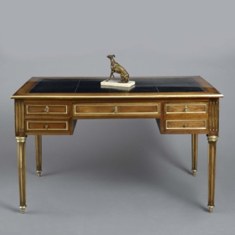 Late 18th century louis xvi period bureau plat