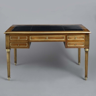 Late 18th century louis xvi period bureau plat