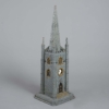 Antique corkwork church tower