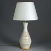 Creamware vase lamp
