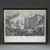 12 antique prints - the french revolution